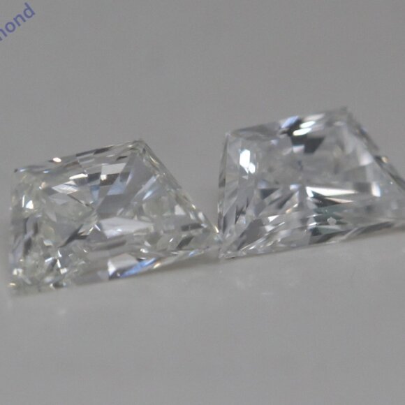 A Pair Of Trapezoid Natural Loose Diamonds (0.65 Ct G Vs1) C52000031 - Picture 4 of 4